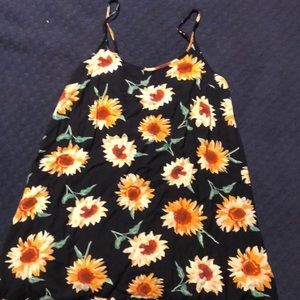 Sunflower Slip Dress